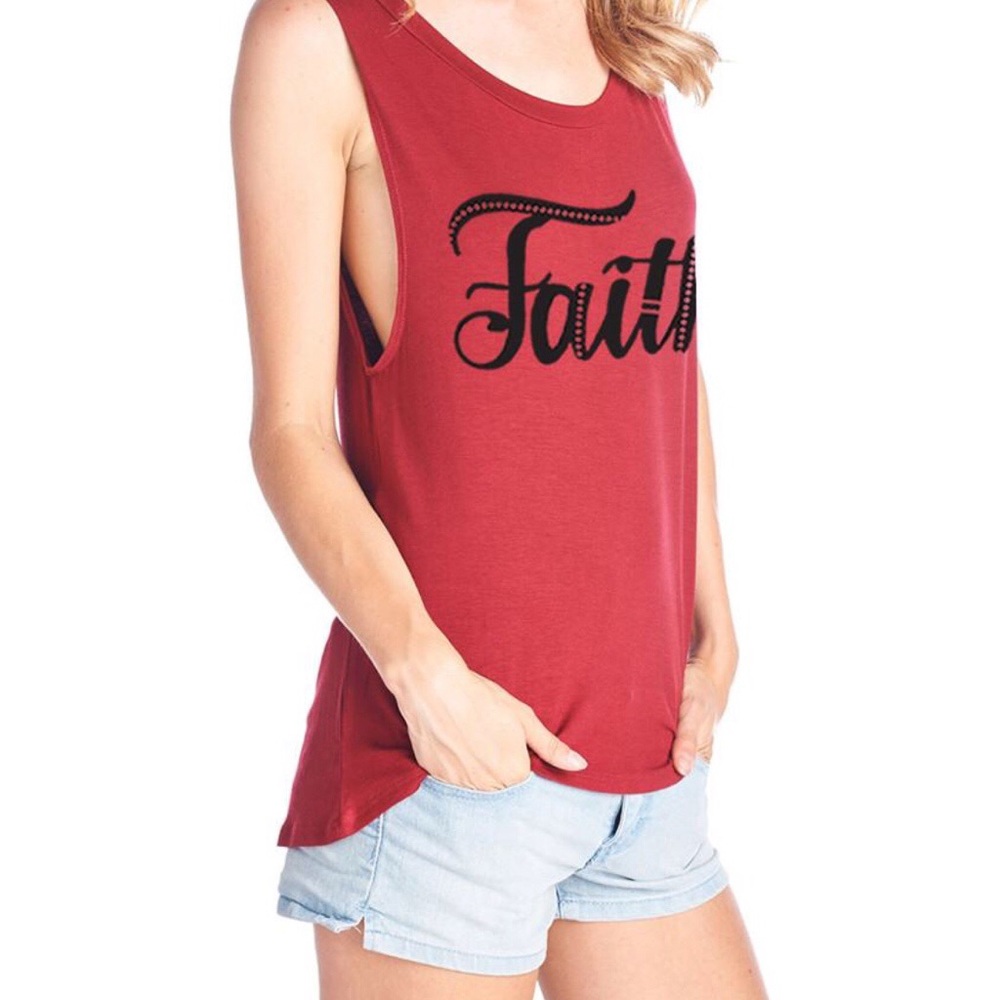 Faith tank top
